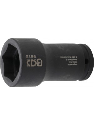BGS 9812 Kraft-Steckschlüssel-Einsatz Sechskant, tief | Antrieb Innenvierkant 20 mm (3/4"") | SW 38 mm | für FUSO / Mitsubishi
