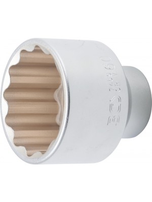 BGS 7459 Steckschlüssel-Einsatz Zwölfkant | Antrieb Innenvierkant 20 mm (3/4"") | SW 60 mm