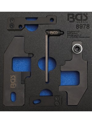 BGS 8978 Werkstattwageneinlage 1/6: Motor-Einstellwerkzeug-Satz | für PSA, Toyota 1.0, 1.2 VTi
