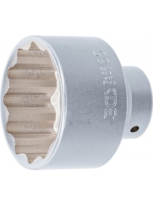 BGS 7465 Steckschlüssel-Einsatz Zwölfkant | Antrieb Innenvierkant 20 mm (3/4"") | SW 65 mm