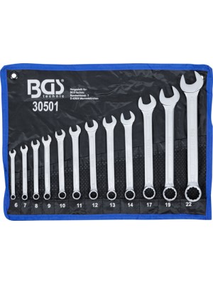 BGS 30501 Maul-Ringschlüssel-Satz | SW 6 - 22 mm | 12-tlg.