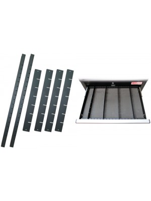 BGS 67166 Schubladenteiler für Werkstattwagen PROFI | 6-tlg.