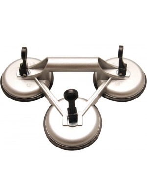 BGS 7996 Dreifach-Gummisauger | Aluminium | Ø 115 mm