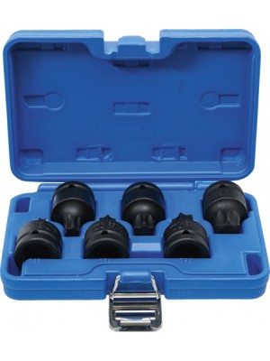 BGS 5055 Kraft-Bit-Einsatz-Satz | Antrieb Innenvierkant 20 mm (3/4"") | T-Profil (für Torx) T55 - T100 | 6 tlg.