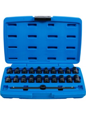 BGS 1014 Ölwannen-Spezial-Einsatz-Satz | Antrieb Innenvierkant 10 mm (3/8"") | 21-tlg.