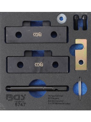 BGS 8747 Werkstattwageneinlage 1/6: Motor-Einstellwerkzeug-Satz | für BMW M42, M50