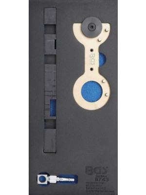 BGS 8743 Werkstattwageneinlage 1/3: Doppelvanos-Einstellwerkzeug-Satz für BMW M52TU / M54 / M56
