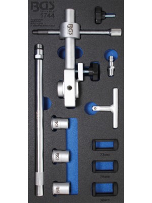 BGS 1744 Druckluft-Ventilfederspanner-Satz | 15-tlg.