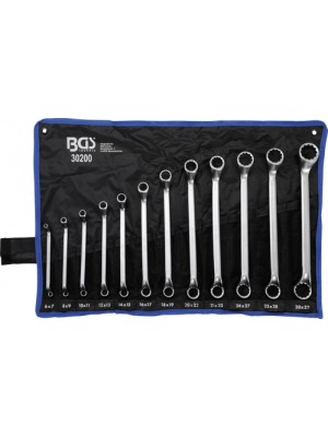 BGS 30200 Doppel-Ringschlüssel-Satz | tief gekröpft | SW 6 - 32 mm | 12-tlg.