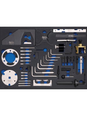 BGS 4139 Werkstattwageneinlage 3/3: Motor-Einstellwerkzeug-Satz | für Ford, VW, Seat, Mazda, Volvo