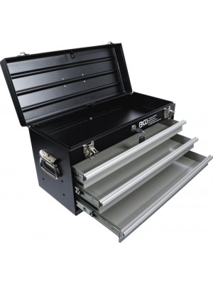 BGS 3312 Metall-Werkzeugkoffer, leer | 3 Schubladen