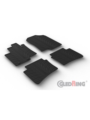 Original Gledring Passform Fußmatten Gummimatten 4 Tlg.+Fixing - HYUNDAI Bayon 06.2021->