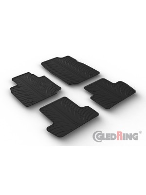Original Gledring Passform Fußmatten Gummimatten 4 Tlg.+Fixing - MAZDA MX-30 05.2020 Elektro