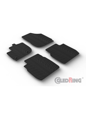 Original Gledring Passform Fußmatten Gummimatten 4 Tlg.+Fixing - HONDA Jazz / Crosstar 01.2021->