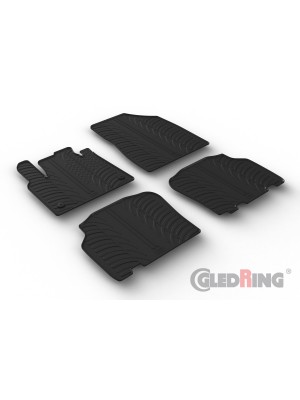 Original Gledring Passform Fußmatten Gummimatten 5 Tlg.+Fixing - MERCEDES-BENZ Citan Tourer (Passagier) HB 08.2021->
