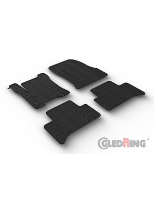 Original Gledring Passform Fußmatten Gummimatten 4 Tlg.+Fixing - MERCEDES-BENZ EQA H243 Elektro 12.2021->