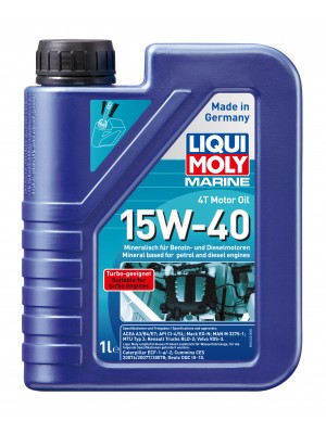 Liqui Moly 25015 Marine 4T Motor Oil 15W-40 1l