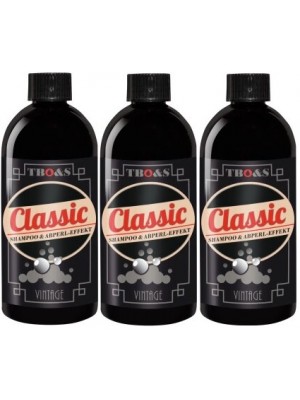 TBO&S Classic Shampoo & Abperleffekt 3x 500ml