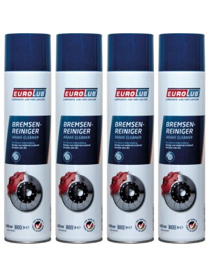 EUROLUB Bremsenreiniger Spray 4x 600ml