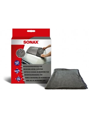 SONAX Microfaser TrockenTuch PLUS 1 Stk. im Großformat zur perfekten, streifenfreien Trocknung von Fahrzeugen | Art-Nr. 04512000