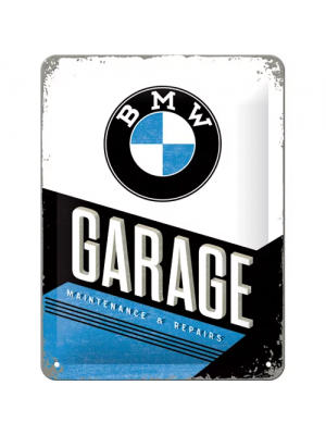 BMW Garage - Metallschild 15x20 cm
