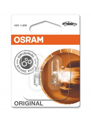 Osram W1,2W 12V 1,2W W2x4,6d 2st. Blister Osram