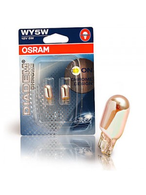 Osram WY5W Diadem Chrome 12V 5W W2.1x9.5d 2st. Blister