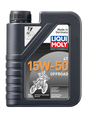 Liqui Moly 3057 Motorbike 4T 15W-50 Offroad Motorrad Motoröl 1l