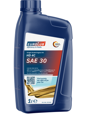 Eurolub HD 4C SAE 30 Rasenmäheröl 1l