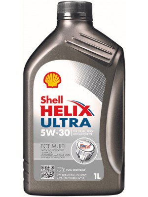 Shell Helix Ultra ECT Multi 5W-30 Motoröl 1 Liter Flasche