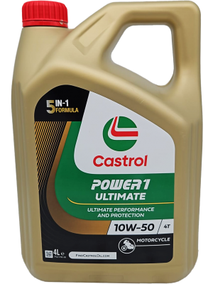 Castrol Power 1 Ultimate (ex. Racing) 4T 10W-50 Motorrad Motoröl 4l Kanne