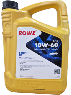 ROWE HIGHTEC SYNTH RS SAE 10W-60 5 Liter