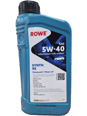 ROWE HIGHTEC SYNTH RS SAE 5W-40 1 Liter