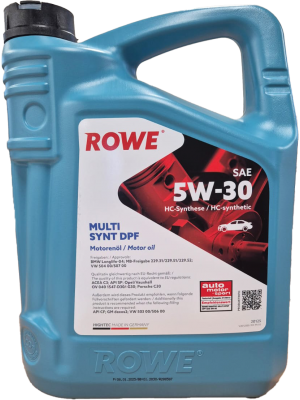 ROWE HIGHTEC MULTI SYNT DPF SAE 5W-30 5 Liter