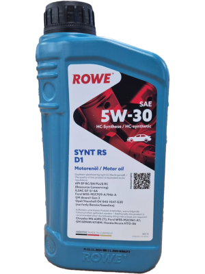 ROWE HIGHTEC SYNT RS D1 SAE 5W-30 1 Liter