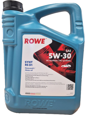 ROWE HIGHTEC SYNT RS D1 SAE 5W-30 5 Liter