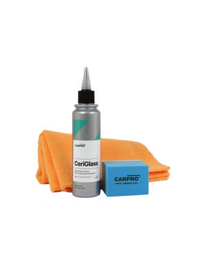 CarPro - CeriGlass Polish (Glaspolitur auf Ceriumoxid-Basis) 150ml Kit