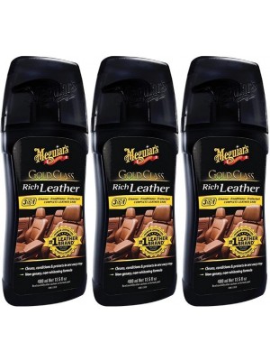 Meguiars Gold Class Lederreiniger 3x 400 Milliliter