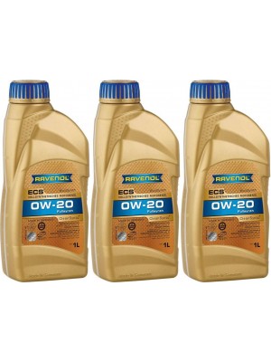 Ravenol Eco Synth ECS SAE 0W-20 Motoröl 3x 1l = 3 Liter