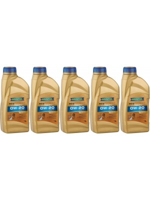 Ravenol Eco Synth ECS SAE 0W-20 Motoröl 5x 1l = 5 Liter