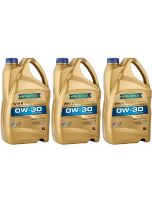 Ravenol WIV SAE 0W-30 Longlife II Motoröl 3x 5 = 15 Liter