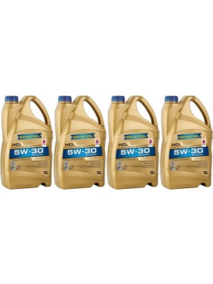 Ravenol HCL SAE 5W-30 Vollsynth Motoröl 4x 5 = 20 Liter