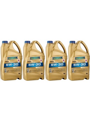 Ravenol HCL SAE 5W-30 Vollsynth Motoröl 4x 5 = 20 Liter