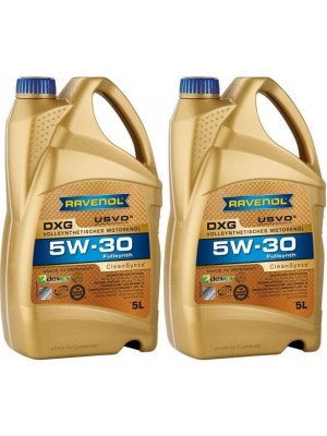 Ravenol DXG SAE 5W-30 Vollsynth Dexos 1 Gen 2 Motoröl 2x 5 = 10 Liter