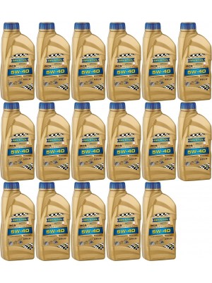 Ravenol RCS Racing Competition Synto SAE 5W-40 Motoröl 17x 1l = 17 Liter