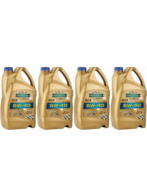 Ravenol RCS Racing Competition Synto SAE 5W-40 Motoröl 4x 5 = 20 Liter