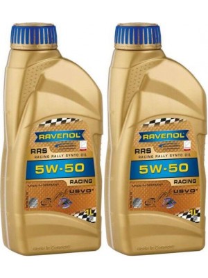 Ravenol RRS RACING RALLYE SYNTO SAE 5W50 Motoröl 2x 1l = 2 Liter