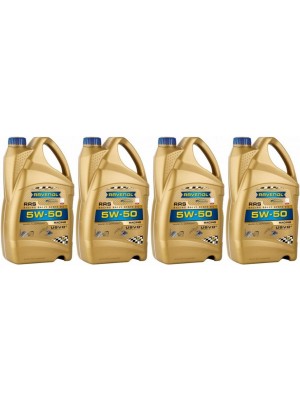 Ravenol RRS RACING RALLYE SYNTO SAE 5W50 Motoröl 4x 5 = 20 Liter
