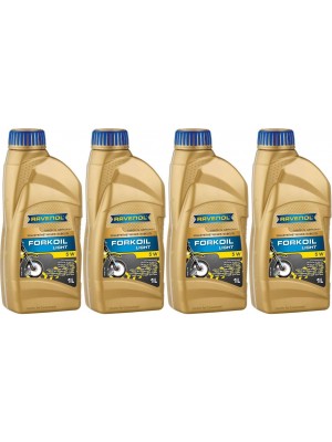 Ravenol FORKOIL Light 5W Gabel-Öl 4x 1l = 4 Liter