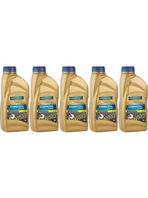 Ravenol FORKOIL Light 5W Gabel-Öl 5x 1l = 5 Liter